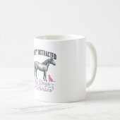 Mug Conception de chemise facilement distrait par les (Devant droit)