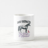 Mug Conception de chemise facilement distrait par les (Centre)