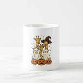 Mug Conception de chemise fantôme de girafe de Hallowe (Centre)