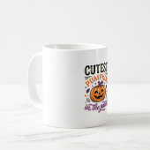 Mug Conception de chemise Halloween Citrouille la plus (Devant gauche)