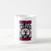 Mug Conception de chemise Halloween Sorcière de nuit I (Centre)