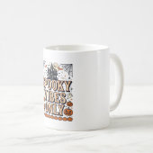 Mug Conception de chemise Halloween vintage Spooky Vib (Devant droit)