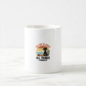 Mug Conception de chemise humoristique de chat dramati (Centre)
