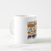 Mug Conception de chemise moins classe de boisson drôl (Devant gauche)