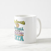 Mug Conception de chemise Mon joueur de softball préfé (Devant droit)
