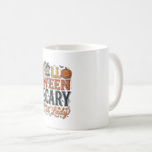 Mug Conception de chemise pour chat vintage Halloween (Devant droit)