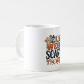 Mug Conception de chemise pour chat vintage Halloween (Devant gauche)