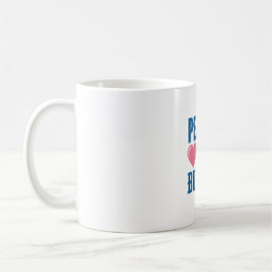 Mug Conception de chemise pour chien vintage Peace Lov