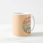 Mug Conception de chemise rétro de l'ère de ma douce m (Devant droit)