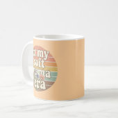 Mug Conception de chemise rétro de l'ère de ma douce m (Devant gauche)