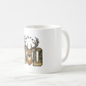 Mug Conception de chemise vectorielle Camo Buck pour l (Devant droit)