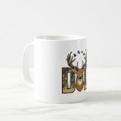 Mug Conception de chemise vectorielle Camo Buck pour l (Devant gauche)