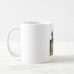 Mug Conception de chemise vectorielle Camo Buck pour l