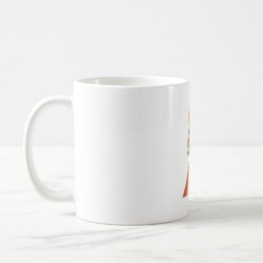 Mug Conception de chemise vectorielle de bénédiction r (Gauche)