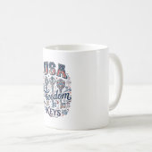 Mug Conception de chemise vectorielle de clés de liber (Devant droit)
