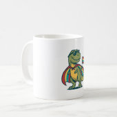 Mug Conception de chemise vectorielle de dinosaure de (Devant gauche)