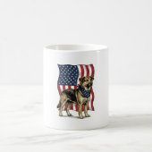 Mug Conception de chemise vectorielle de drapeau de ch (Centre)