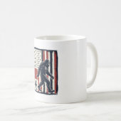 Mug Conception de chemise vectorielle de drapeau de cr (Devant droit)