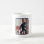 Mug Conception de chemise vectorielle de drapeau de cr (Centre)