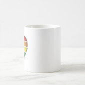 Mug Conception de chemise vectorielle de fierté de cœu (Centre)