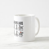 Mug Conception de chemise vectorielle de jeu de mots m (Devant droit)