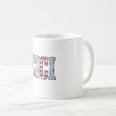 Mug Conception de chemise vectorielle de nom CICI patr (Devant droit)