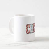 Mug Conception de chemise vectorielle de nom CICI patr (Devant gauche)