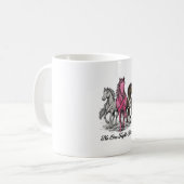 Mug Conception de chemise vectorielle de soutien contr (Devant gauche)