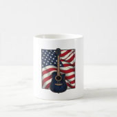 Mug Conception de chemise vectorielle drapeau patrioti (Centre)