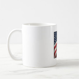 Mug Conception de chemise vectorielle drapeau patrioti
