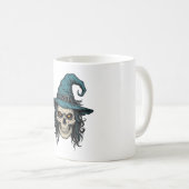 Mug Conception de chemise vectorielle Halloween Crâne (Devant droit)