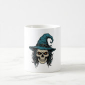Mug Conception de chemise vectorielle Halloween Crâne (Centre)