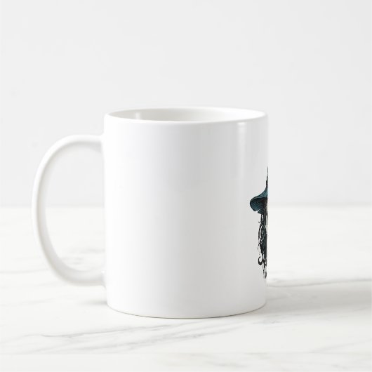Mug Conception de chemise vectorielle Halloween Crâne (Gauche)