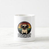 Mug Conception de chemise vectorielle pour chien Pug D (Centre)