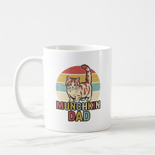 Mug Conception de chemise vectorielle pour papa Munchk (Gauche)