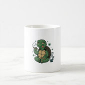 Mug Conception de chemise vectorielle tortue stoner vi (Centre)