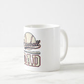 Mug Conception de chemise vectorielle Vintage Baseball (Devant droit)