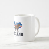 Mug Conception de chemise vectorielle vintage drapeau  (Devant droit)