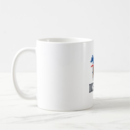 Mug Conception de chemise vectorielle vintage drapeau  (Gauche)