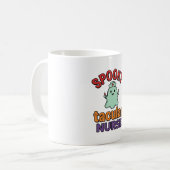 Mug Conception de chemise vectorielle vintage Hallowee (Devant gauche)