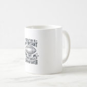 Mug Conception de chemise vintage d'éducation de footb (Devant droit)
