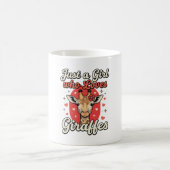 Mug Conception de chemise vintage pour fille amoureuse (Centre)