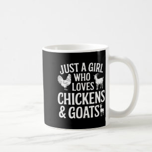 Mug Conception de chèvre cool pour filles femmes éleva