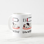 Mug Conception de chien endormi (Devant gauche)