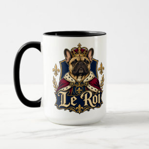 Mug Conception de chien royal roi Bouledogue français