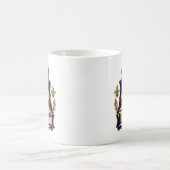 Mug Conception de chien royal roi Bouledogue français (Centre)