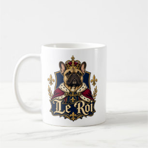 Mug Conception de chien royal roi Bouledogue français