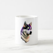 Mug Conception de chiens Husky (Centre)