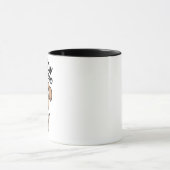 Mug Conception de chiot Golden Retriever mignon (Centre)