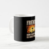 Mug Conception de cimetière de fantômes Halloween Frie (Devant gauche)